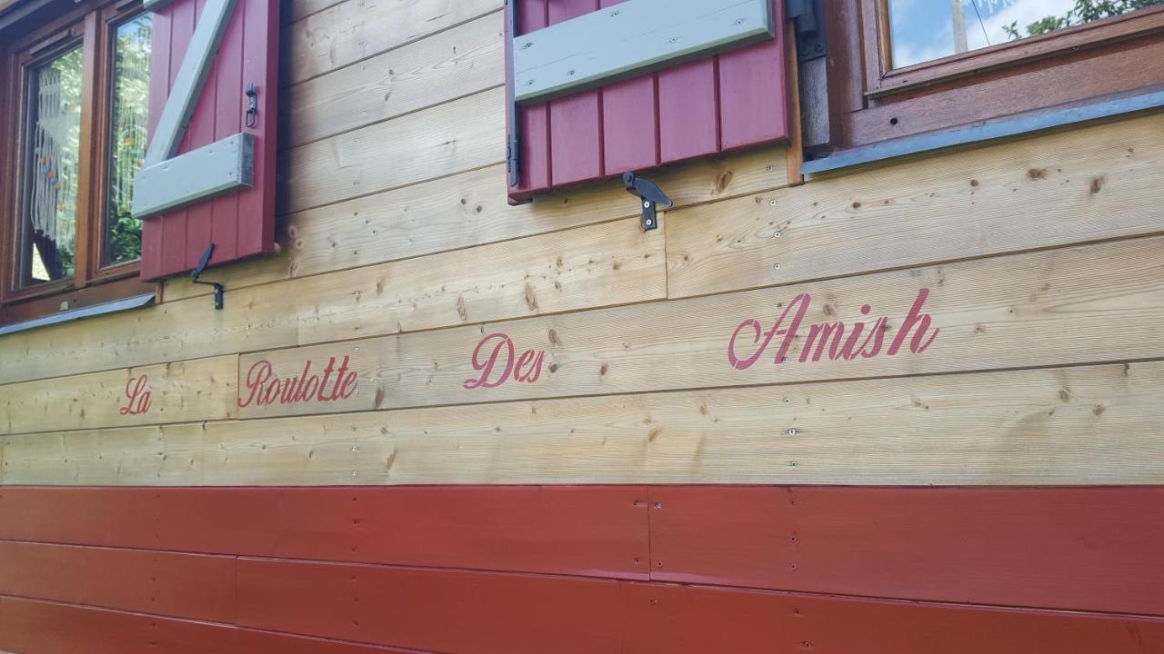 Landhaus La Roulotte Des Amish & Bain Nordique A Remous Jacuzzi